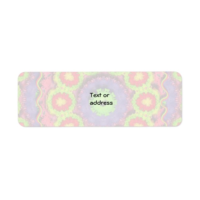 Etiqueta Cinco De Mayo Pinata Abstrato (Frente)