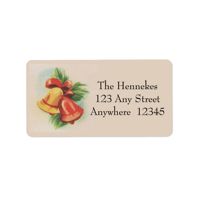 Etiqueta Cintos de Natal dos anos 40 (Frente)