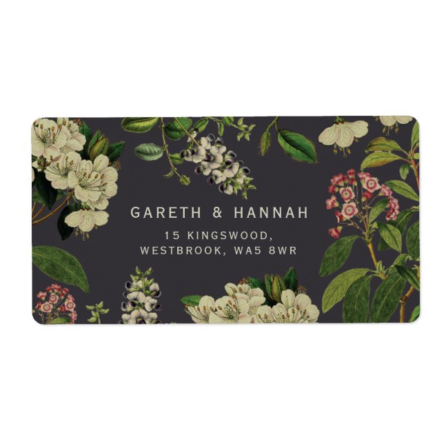 ETIQUETA CINZA BOTÂNICA DE RÓTULO (Frente)