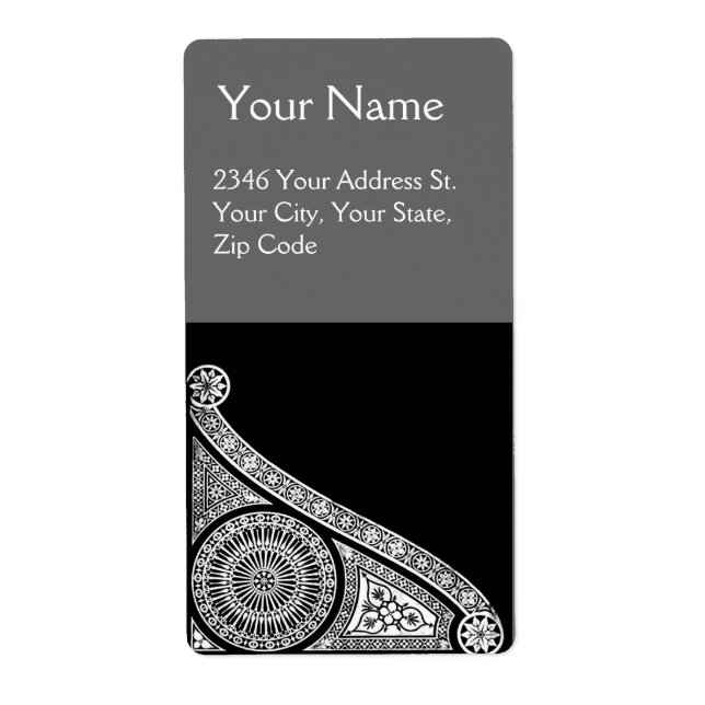 ETIQUETA CINZA RENAISSANCE (Frente)