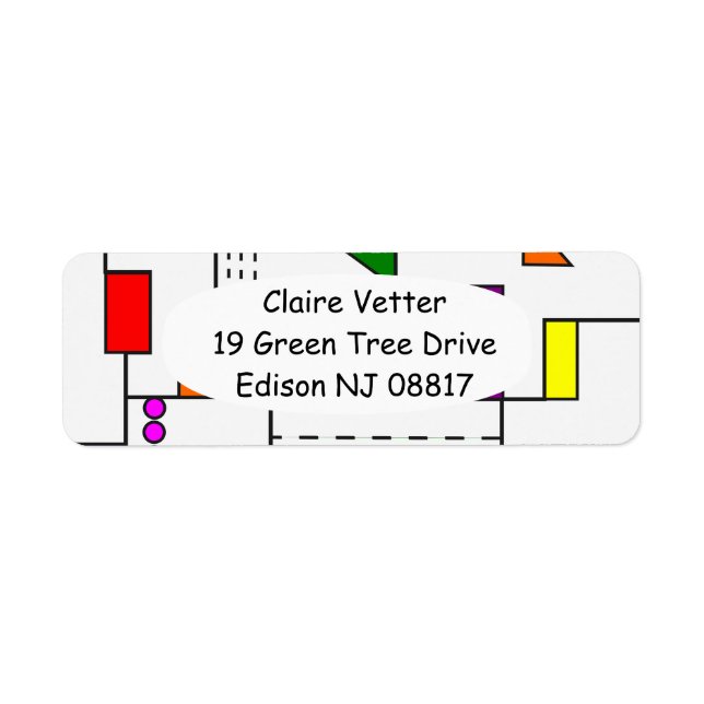 Etiqueta Circuitos Bauhaus (Frente)