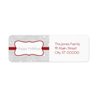 Etiqueta Círculos de Natal - Prata Azul