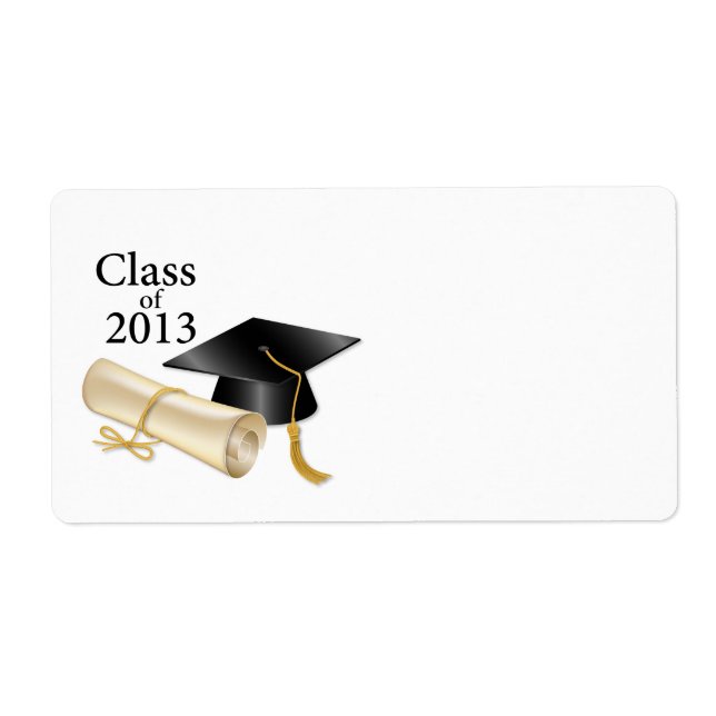 Etiqueta Classe de 2013 (Frente)