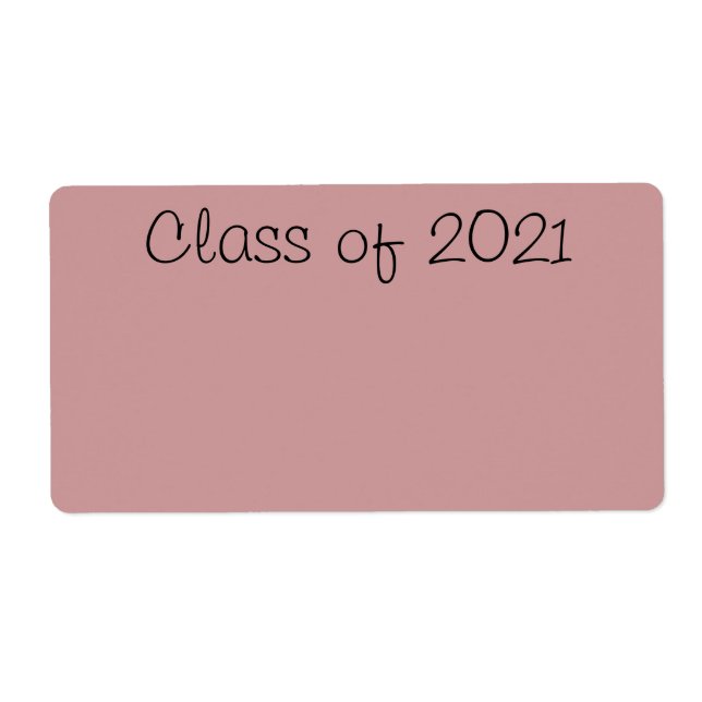 Etiqueta Classe de 20201 (Frente)