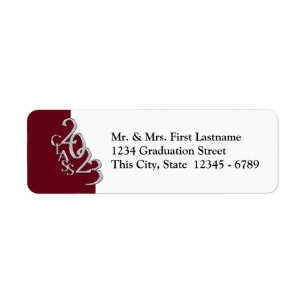 Etiqueta Classe de 2023 Graduation Color Editable