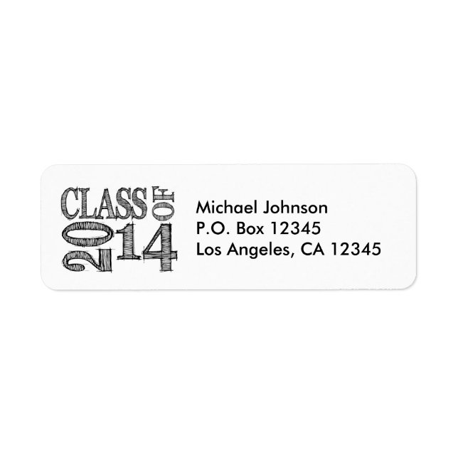 Etiqueta Classe de desenho de diversão e Caneta simples de  (Frente)