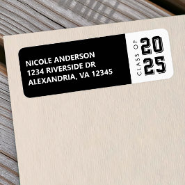 Etiqueta Classe de gradação de preto