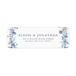 Etiqueta Classic Victorian Blue French Garden Chic Wedding