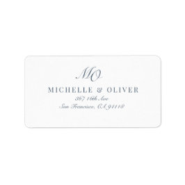 Etiqueta Clássico de Caligrafia