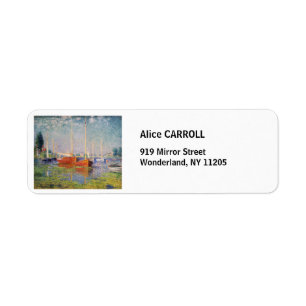 Etiqueta Claude Monet - Argenteuil