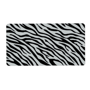 Etiqueta Clique mágico das listras da zebra para