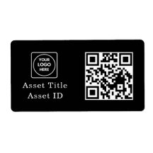 Código QR de Inventário Preto | Código de Negócios