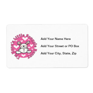 Etiqueta Coelho do Snuggle de Nana pouco