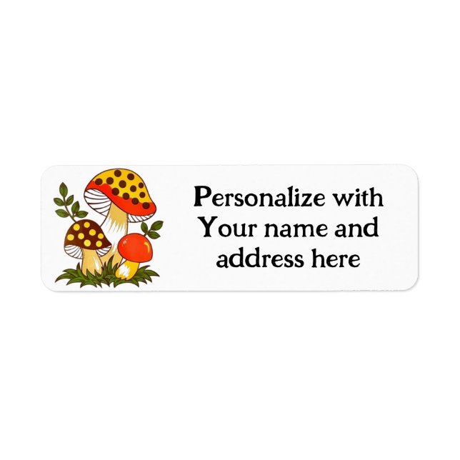 Etiqueta Cogumelos Vintage! (Frente)