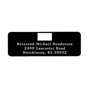 Etiqueta Colar Romano Tradicional do Padre Católico