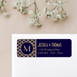 Etiqueta Coleção de Casamentos Art Deco Gatsby, de 1920