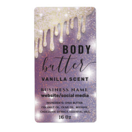 Etiqueta Coloca o brilho da brilha do script do corpo da ma