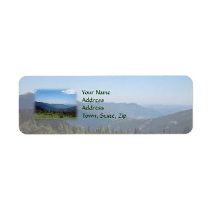 Etiqueta Colorado Rocky Mountains Panorama