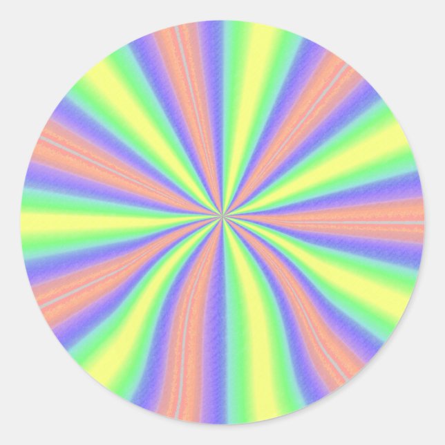 Etiqueta colorida da eternidade (Frente)