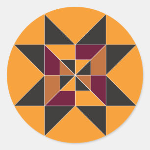 Etiqueta colorida e acolhedor do teste padrão da