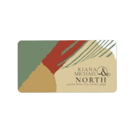 Etiqueta Colour Block Wedding Autumn ID740