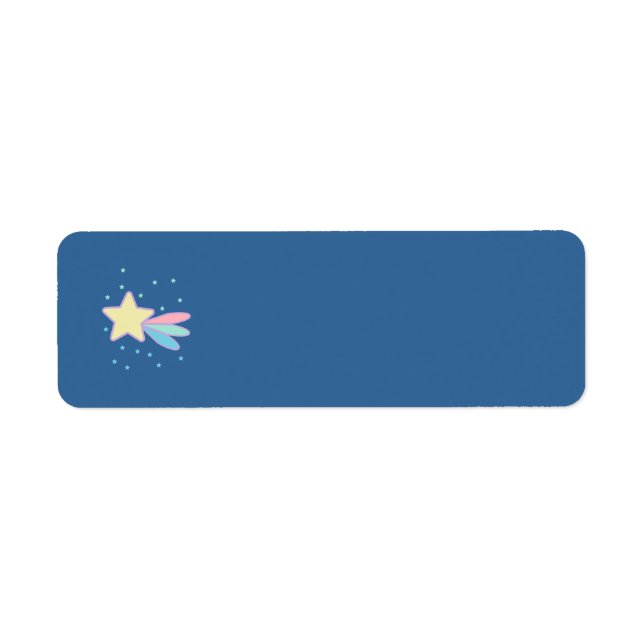 Etiqueta Cometa Estrela Cadente Fofa (Frente)
