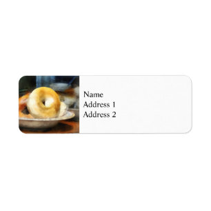 Etiqueta Comida - Bagels para a venda