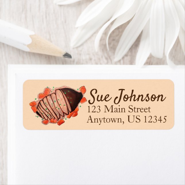 Etiqueta Comida de Feriado Judaico de Brisket de Carne Benh (Insitu)