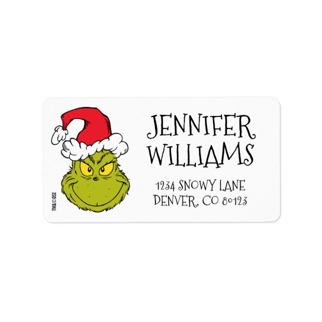 Etiqueta Como é que o Grpolegadas roubou o Natal | Naughty  (Frente)