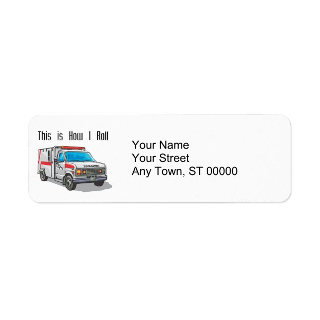 Etiqueta Como eu faço a ambulância (Frente)