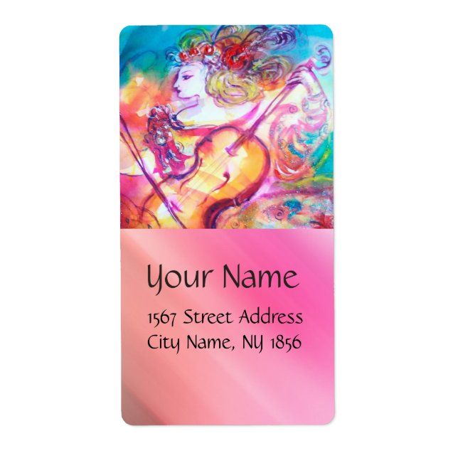 ETIQUETA CONCERTO DE MÚSICA HARMONY TRIO PRIMAVERA (Frente)