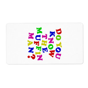 Etiqueta Conhece o Homem Muffin?