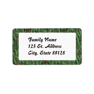 Etiqueta Conjunto de Árvore de Natal Comercial