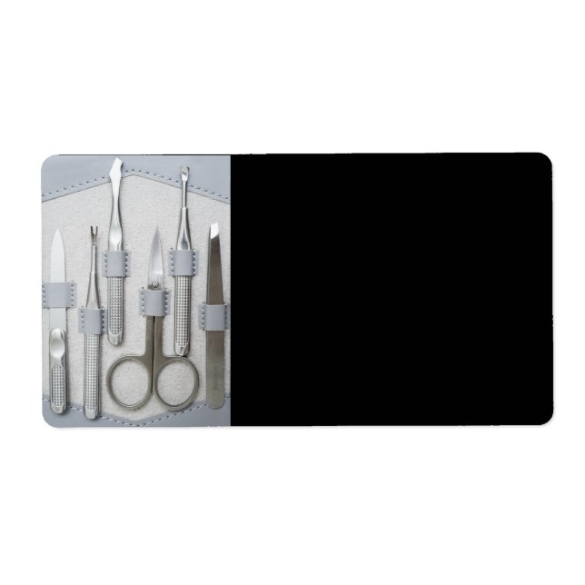 Etiqueta Conjunto de manicura (Frente)