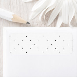 Etiqueta Conjunto de Pastas com Padrão de Triângulo Minimal