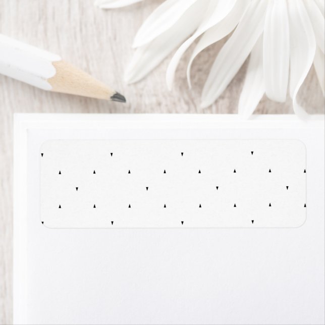 Etiqueta Conjunto de Pastas com Padrão de Triângulo Minimal (Insitu)