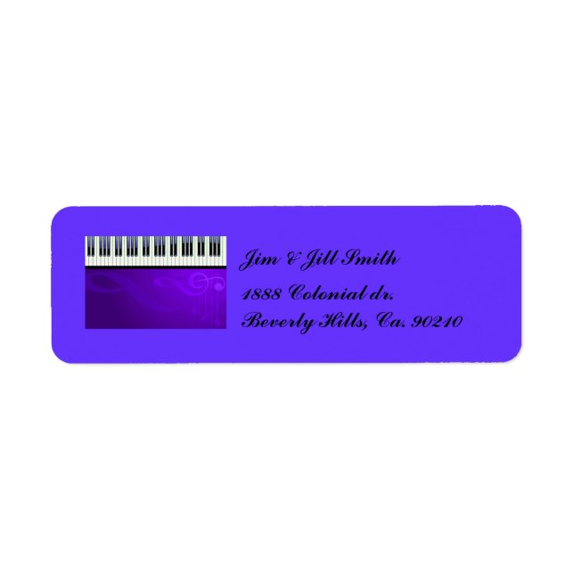 Etiqueta Conjunto de toques do teclado (Frente)