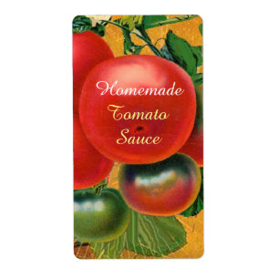 ETIQUETA CONSERVAS DA COZINHA DOS TOMATES, CANNINGS, MOLHO