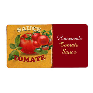 ETIQUETA CONSERVAS DA COZINHA DOS TOMATES, CANNINGS, MOLHO