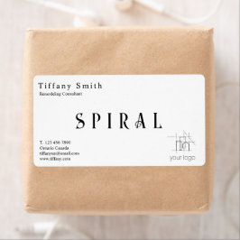 Etiqueta Construção de edifícios Papel Kraft