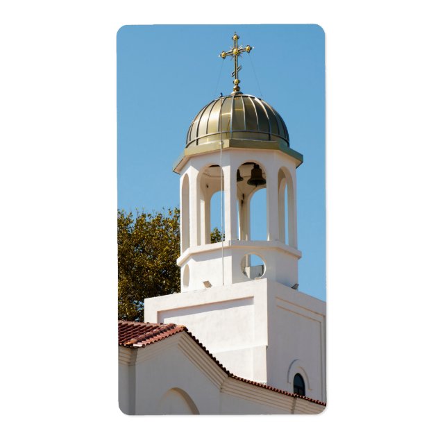 Etiqueta Construção de igreja (Frente)