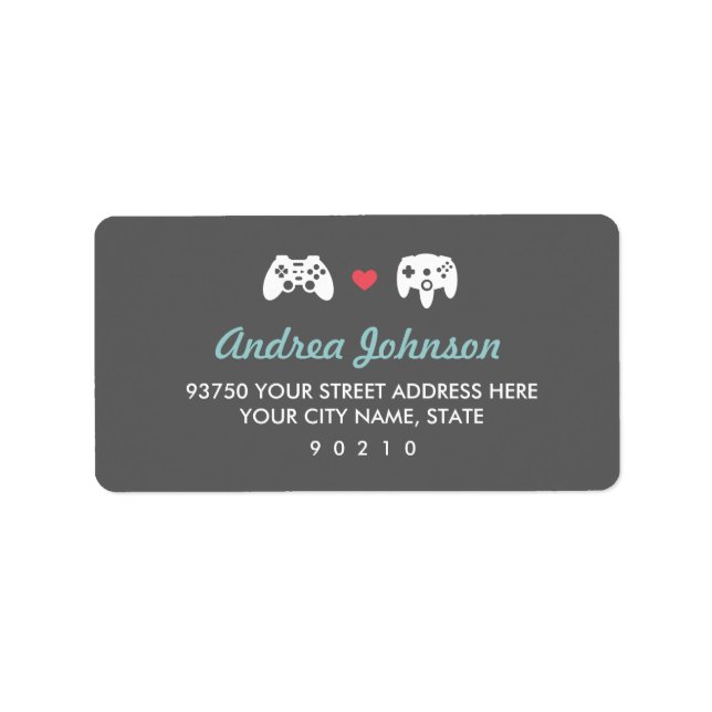 Etiqueta Controller Love (Frente)