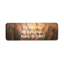 Convite de Casamento Rústico Campo de Trigo