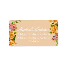 Convite Dourado para Casamento por Monograma de Fi