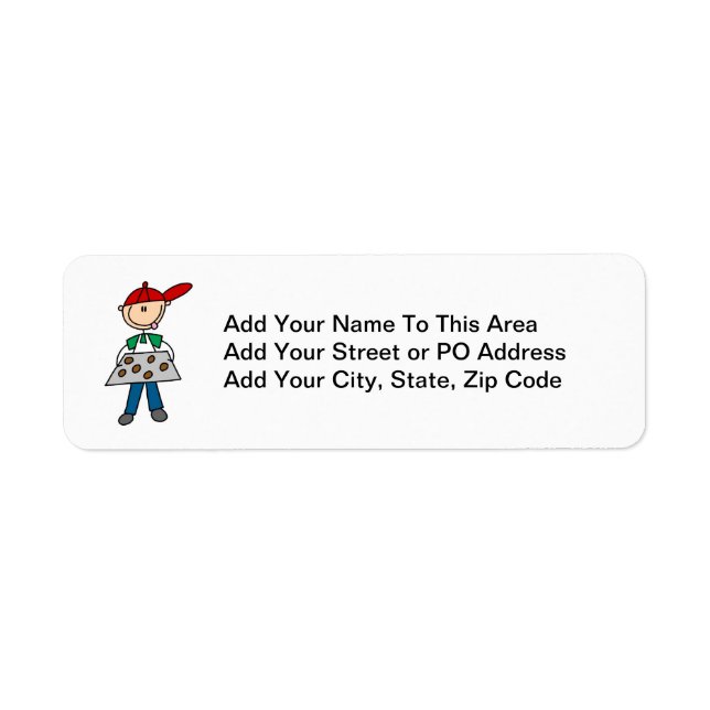 Etiqueta Cookies de cozedura com figura adesiva (Frente)