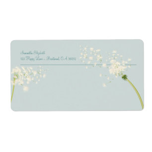 Etiqueta Cor de fundo PixDezines dandelions/diy