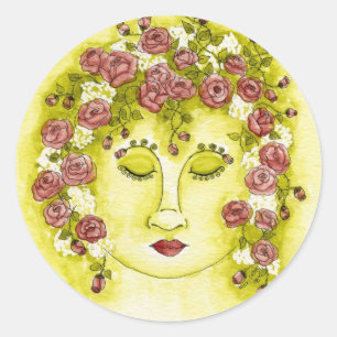 Etiqueta cor-de-rosa da ninfa