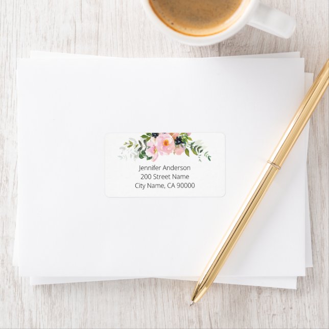 Etiqueta Cor-de-rosa e azul (Insitu)