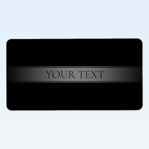 Etiqueta Cor Editável de Faixa de Gradiente Elegante Simple