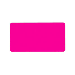Etiqueta Cor Sólida Neon Rosa